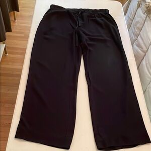 James Perse Black Wide Leg Pants